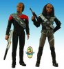 Star Trek Deep Space 9 Ds9 Worf & Gowron 2 Pack Figure